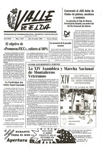 N&uacute;mero 1.591 - 8 de octubre de 1987