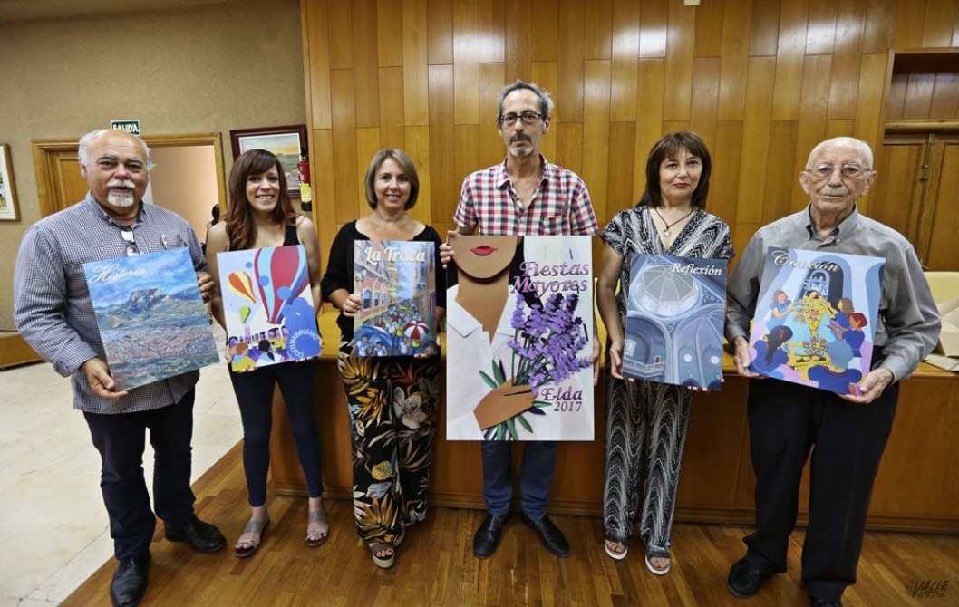Constantino Callado diseña la portada de la revista de Fiestas Mayores que presentará la eldense Inma Arráez Constantino Callado diseña la portada de la revista de Fiestas Mayores que presentará la eldense Inma Arráez