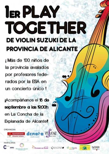Primer Play Together de viol&iacute;n Suzuki de la provincia de Alicante