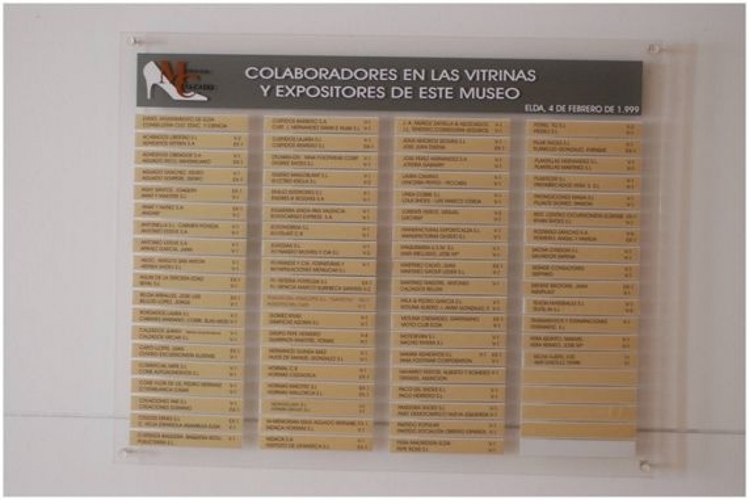 "Pon una vitrina en tu Museo". Un milagro en vísperas de la inauguración del Museo del Calzado. "Pon una vitrina en tu Museo". Un milagro en vísperas de la inauguración del Museo del Calzado.
