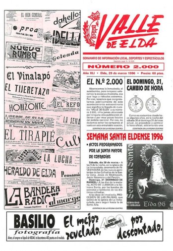Número 2.000 - 29 de marzo de 1996