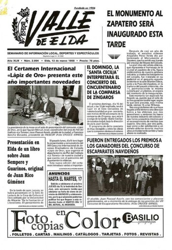 N&uacute;mero 2.094 - 13 de marzo de 1998