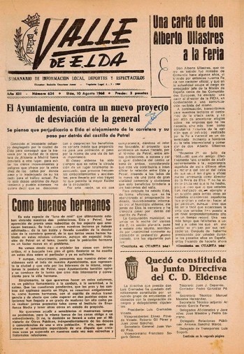 N&uacute;mero 0624 - 10 de agosto de 1968