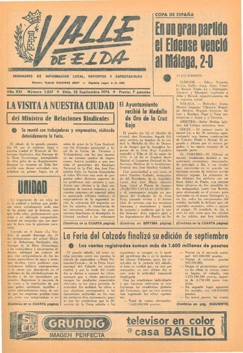 N&uacute;mero 1.047 - 25 de septiembre de 1976