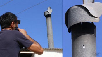 Disparan cinco balas a una casa de campo en Elda