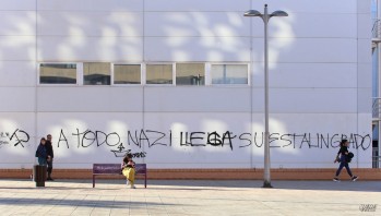 Sancionan hasta con 6.000 euros a los grafiteros que ensucian Elda con mensajes radicales 
