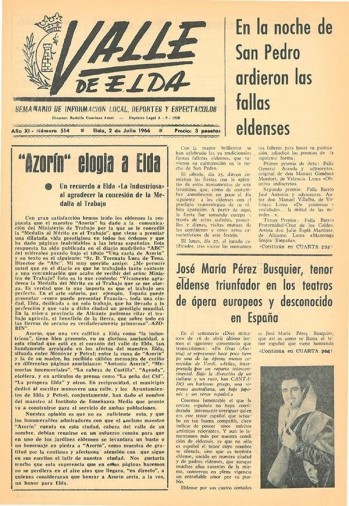 N&uacute;mero 0514 - 2 de julio de 1966