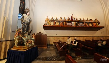 Restauran la imagen de la Inmaculada Concepci&oacute;n de Elda y renuevan su base