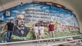 Inauguran el vistoso mural en homenaje a Emilio Castelar