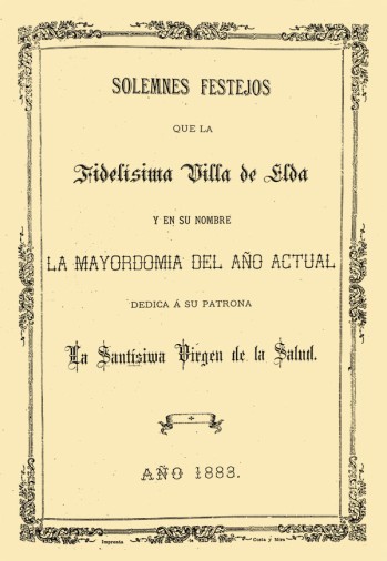 Programa Fiestas Mayores 1883