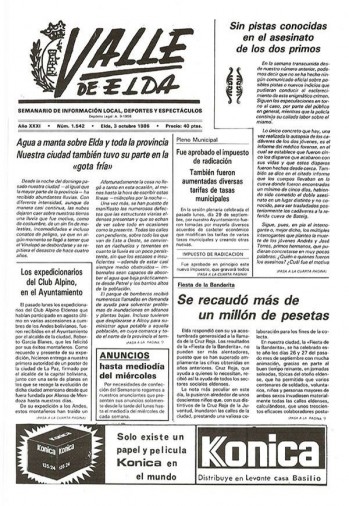 N&uacute;mero 1.542 - 3 de octubre de 1986