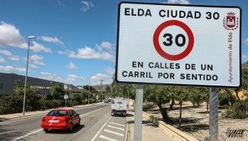 El 80% de las calles de Elda reducen su velocidad