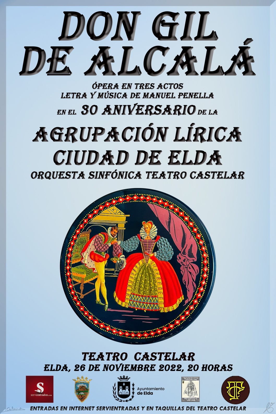 Los líricos eldenses ante un nuevo reto: "Don Gil de Alcalá" en el Castelar el día 26 Los líricos eldenses ante un nuevo reto: "Don Gil de Alcalá" en el Castelar el día 26