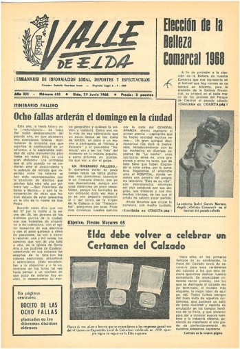 N&uacute;mero 0618 - 29 de junio de 1968