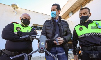 La Polic&iacute;a Local incorpora dos drones para vigilancia, control de aforos y b&uacute;squeda de personas