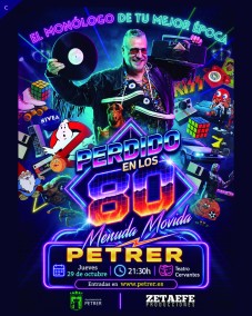 Mon&oacute;logo: "Perdido en los 80. Menuda movida"