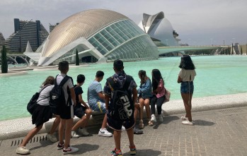 Estudiantes del Virgen de la Salud inician las visitas a la Ciudad de las Artes y de las Ciencias de Valencia