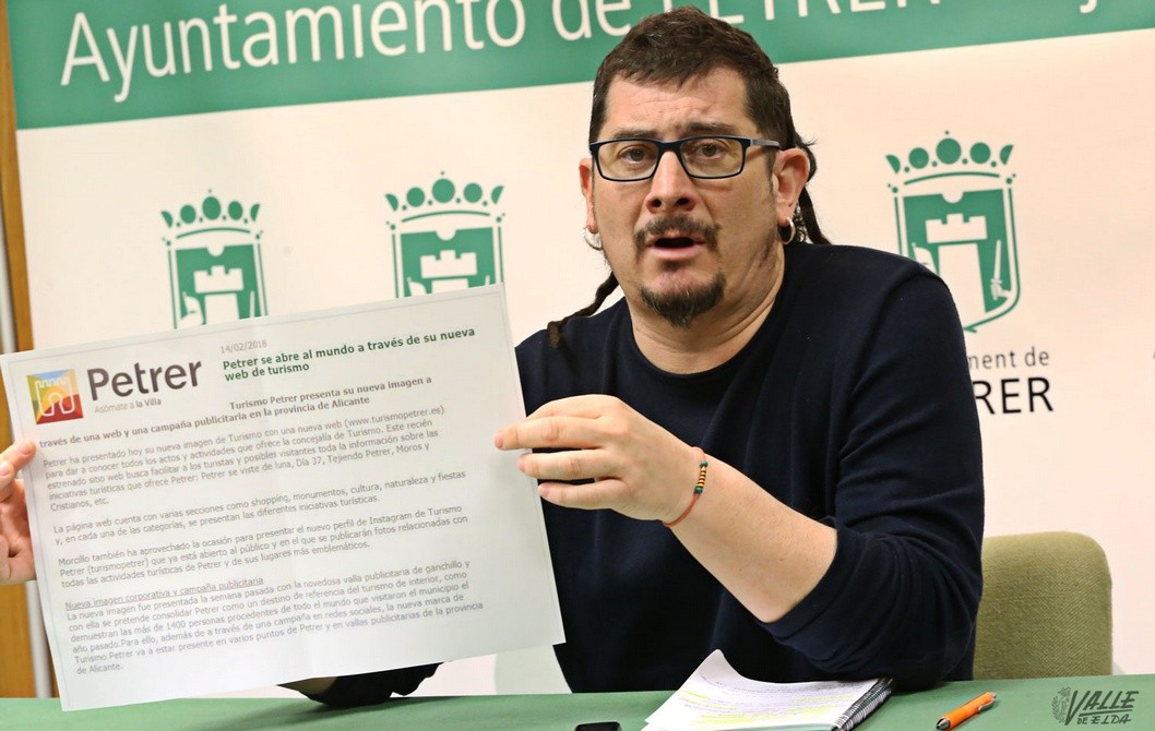 Sí Podem afirma que la nueva campaña turística de Petrer "discrimina el valenciano" Sí Podem afirma que la nueva campaña turística de Petrer "discrimina el valenciano"