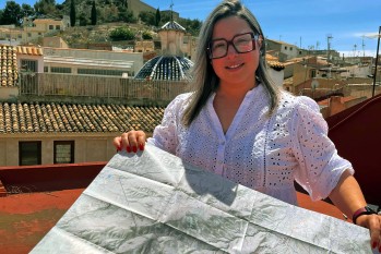 Primer mapa topogr&aacute;fico del Macizo del Maigm&oacute;