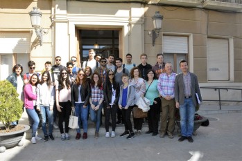 El IES Monastil presenta Elda a 15 alumnos de intercambio llegados de Alemania y Holanda