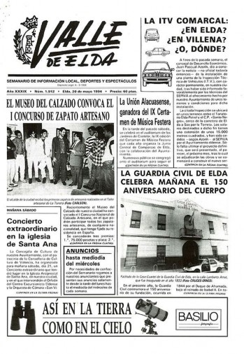 N&uacute;mero 1.912 - 20 de  mayo de 1994