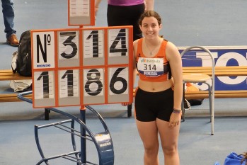 Anhara Ortega debuta en el campeonato nacional con nueva marca personal