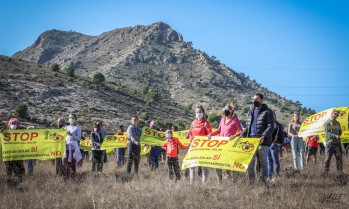 Unas 200 personas contra el "atentado medioambiental" de instalar fotovoltaicas en Camara