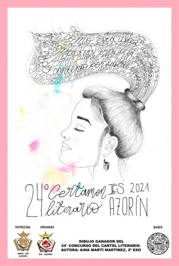 Ania Mart&iacute; gana el 20&ordm; Concurso del Cartel Literario IES Azor&iacute;n