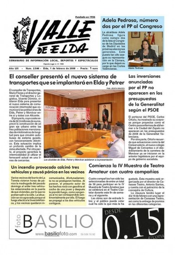 N&uacute;mero 2.546 - 1 de febrero de 2008