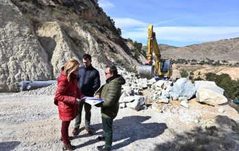 Comienzan las obras en el camino de la Almadraba de Petrer