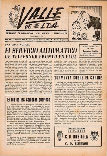 Número 0322 - 27 de octubre de 1962