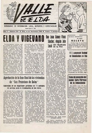 Número 0220 - 12 de noviembre de 1960