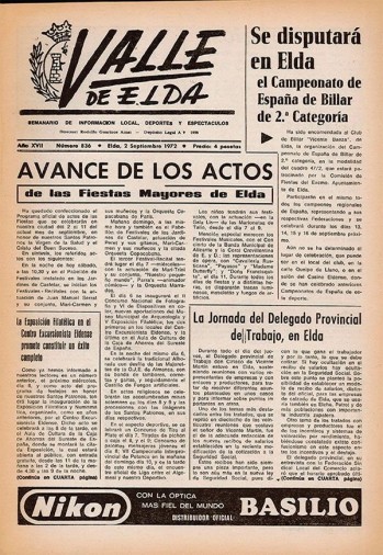 N&uacute;mero 0836 - 2 de septiembre de 1972