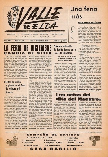 N&uacute;mero 0797 - 4 de diciembre de 1971