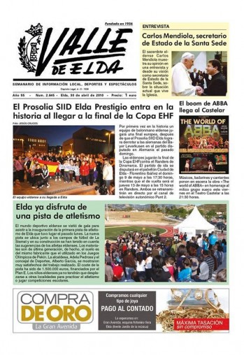 N&uacute;mero 2.645 - 30 de abril de 2010
