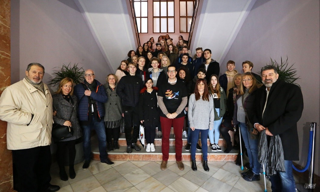 Veinte alumnos de Alemania y Dinamarca llegan para fomentar la integración laboral europea Veinte alumnos de Alemania y Dinamarca llegan para fomentar la integración laboral europea