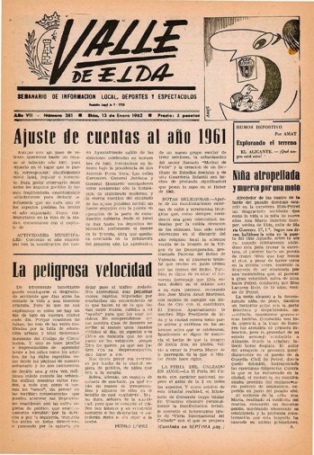 Número 0281 - 13 de enero de 1962