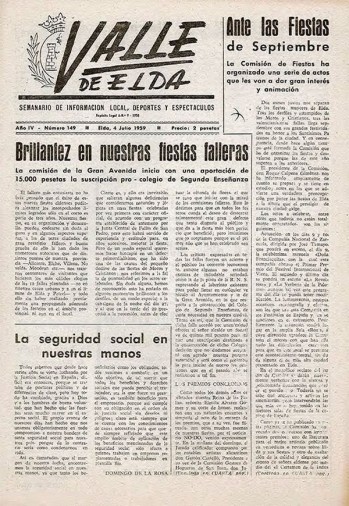 Número 0149 - 4 de julio de 1959