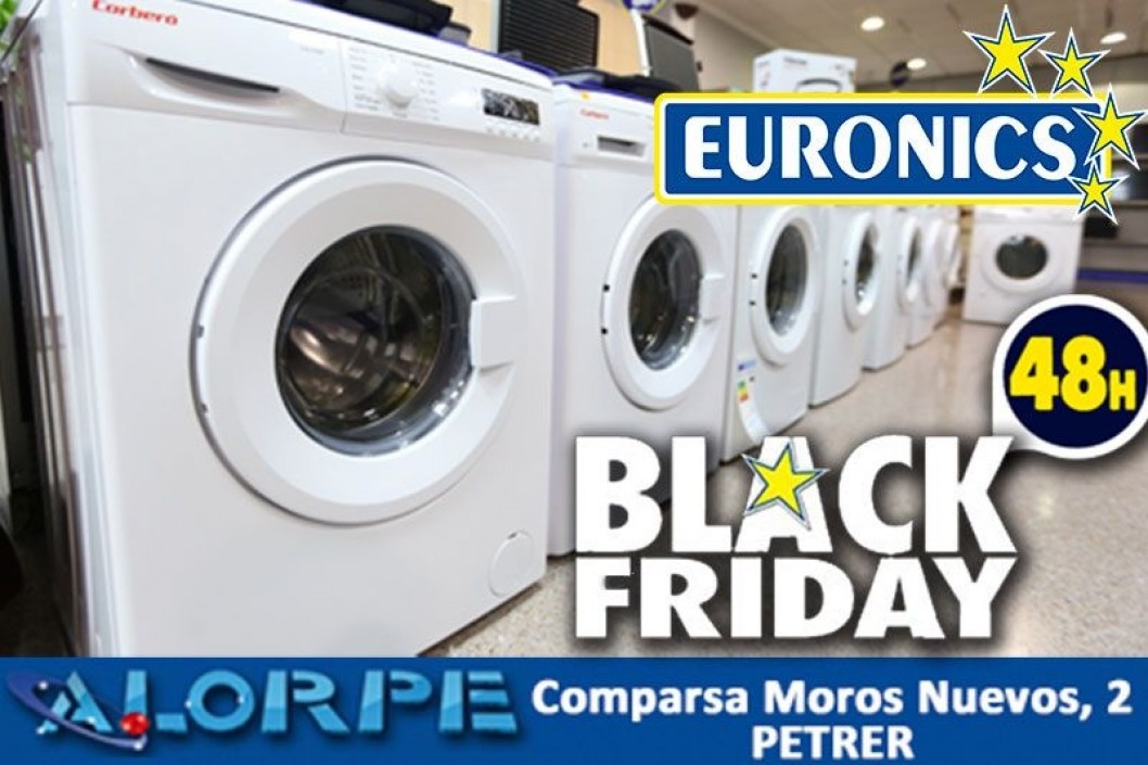 Euronics Alorpe te ofrece los mejores descuentos para celebrar el Black Friday Euronics Alorpe te ofrece los mejores descuentos para celebrar el Black Friday
