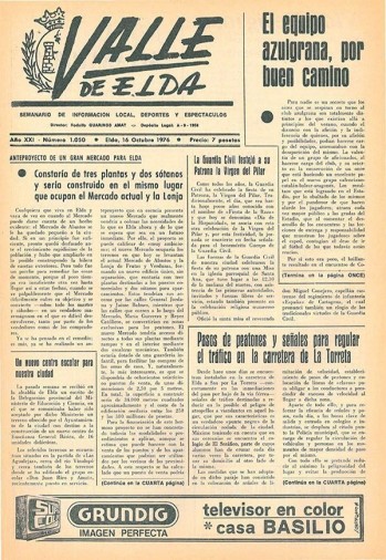 N&uacute;mero 1.050 - 16 de octubre de 1976