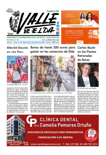 N&uacute;mero 3.116 - 30 de septiembre de 2022