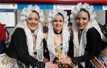 La Fallera Mayor de Elda y sus Damas de Honor participaron con &eacute;xito en Fitur