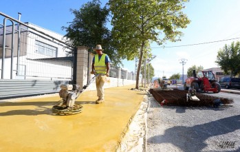 Campo Alto se ti&ntilde;e de amarillo gracias a las nuevas obras que buscan un pol&iacute;gono del siglo XXI