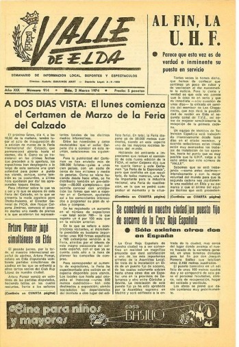 N&uacute;mero 0914 - 2 de marzo de 1974