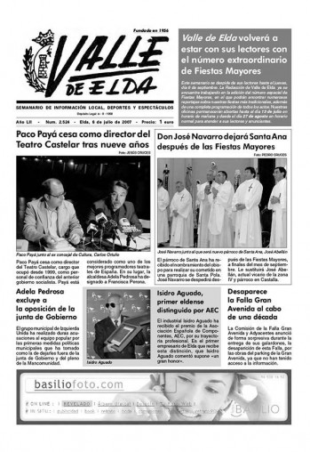 N&uacute;mero 2.524 - 06 de julio de 2007