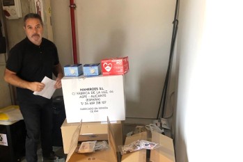 La empresa de Petrer TEXalive Tecnologies envi&oacute; m&aacute;s de 4.500 mascarillas a La Palma