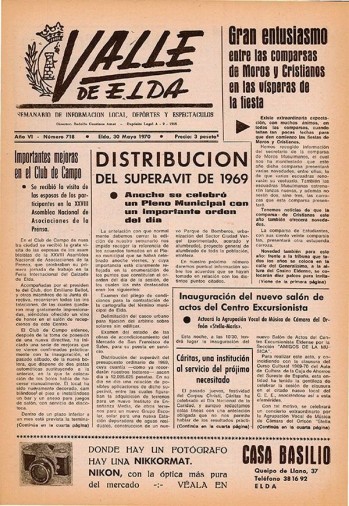N&uacute;mero 0718 - 30 de mayo de 1970