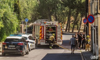 Incendio en una f&aacute;brica abandonada en la Estaci&oacute;n