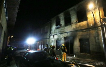 Incendio en una casa okupa de Elda