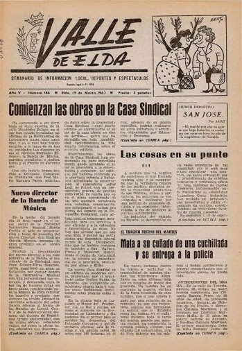 N&uacute;mero 0186 - 19 de marzo de 1960
